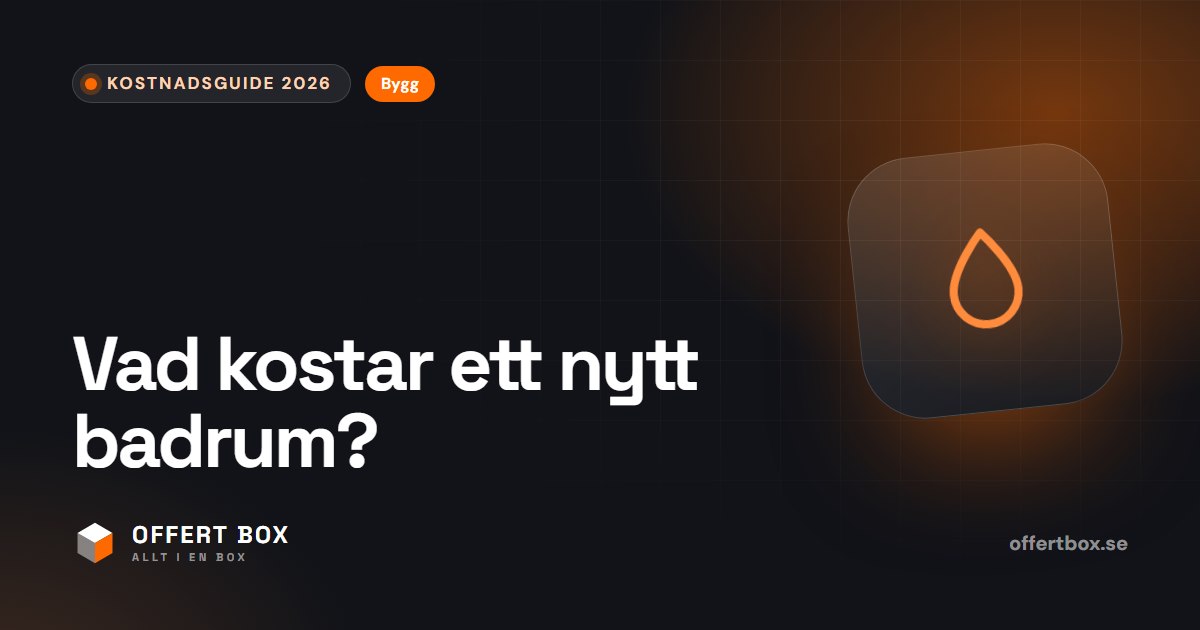 Badrumsrenovering kostnad: så räknar du priset och ROT-avdraget