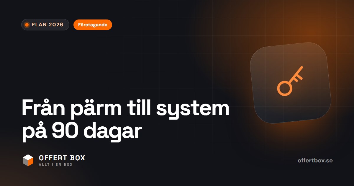 Digitalisera småföretag: 90-dagarsplan för serviceföretag